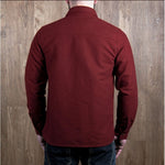 Charger l&#39;image dans la galerie, PIKE BROTHERS 1943 CPO SHIRT MOLESKIN DARK RED
