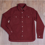 Charger l&#39;image dans la galerie, PIKE BROTHERS 1943 CPO SHIRT MOLESKIN DARK RED
