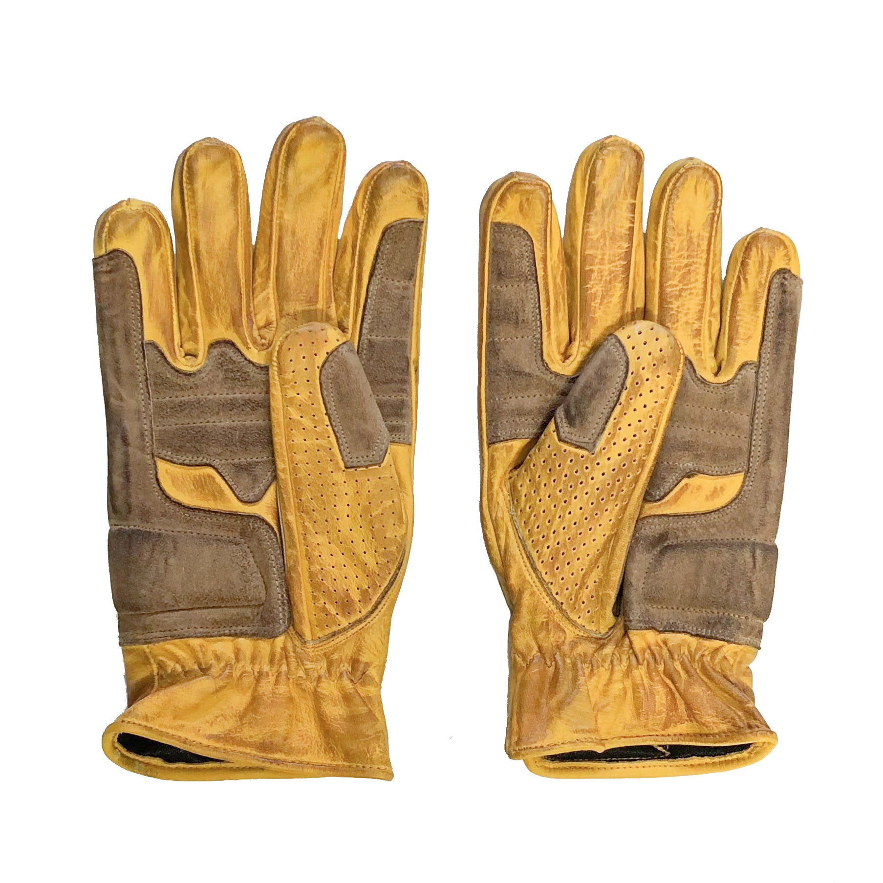 AGE OF GLORY Gants Rover CE Cuir Yellow