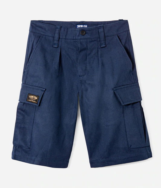 TONTON & FILS SHORT « DE BROUSSE » CANVAS MARINE